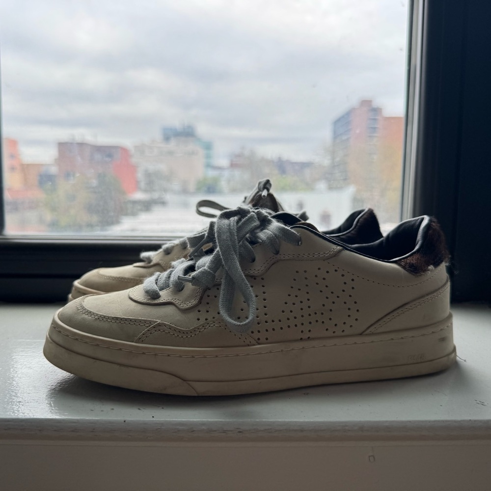 P448 Sneakers w/ Cheetah Accents